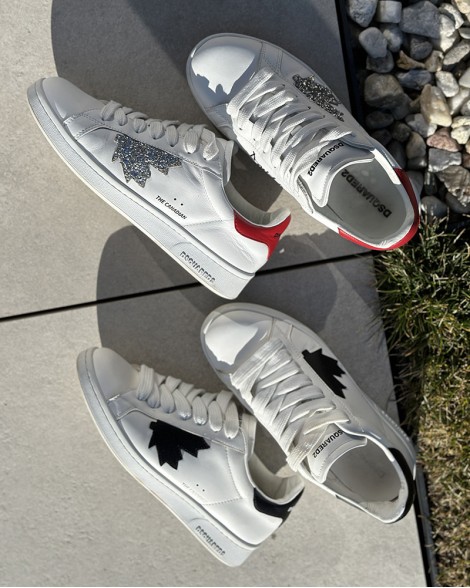 Tenisky dámské Dsquared2 THE CANADIAN s černým listem